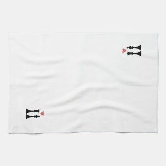 King & Queen Chess Love Kitchen Towel