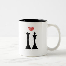 King & Queen Chess Mug