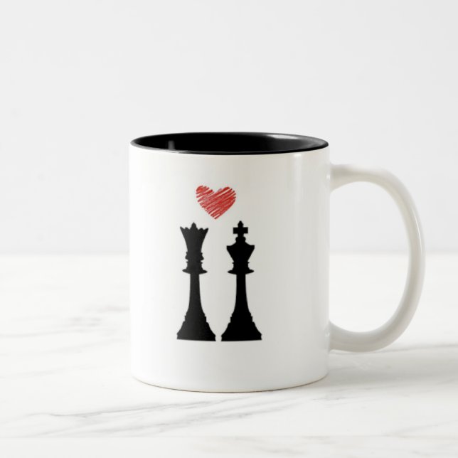 King & Queen Chess Mug (Right)