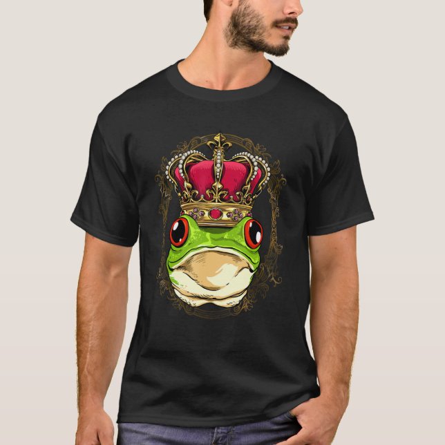 King Queen Frog Toad Princess Amphibian Animal Fro T-Shirt (Front)