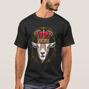 King Queen Goat Princess Farm Animal Goat  Farmer T-Shirt