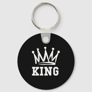 King Queen Matching Couple Wedding Saint Valentine Keychain