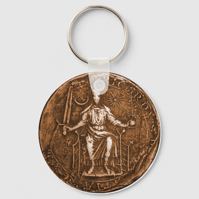 King Richard I, The Lion Heart Keychain (Front)