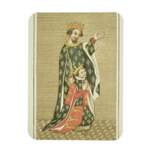 King Richard II (1367-1400) with his father Edward Magnet