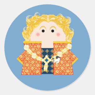 King Richard II of England Classic Round Sticker