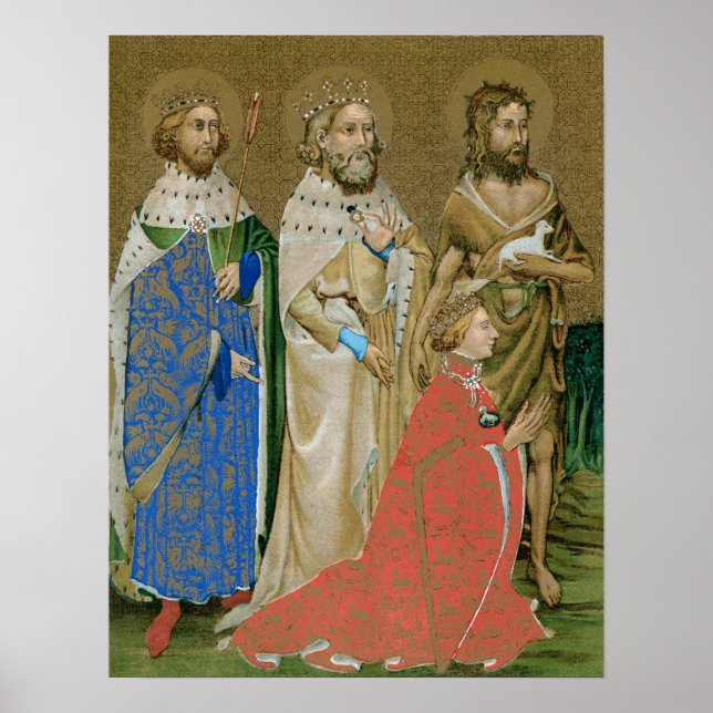 King Richard II - Wilton Diptych Poster (Front)