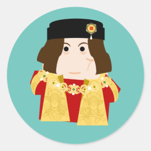 King Richard III of England Classic Round Sticker
