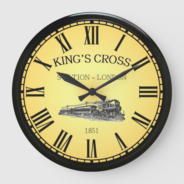 King’s Cross Station ~ London England ~  Large Clock (Front)