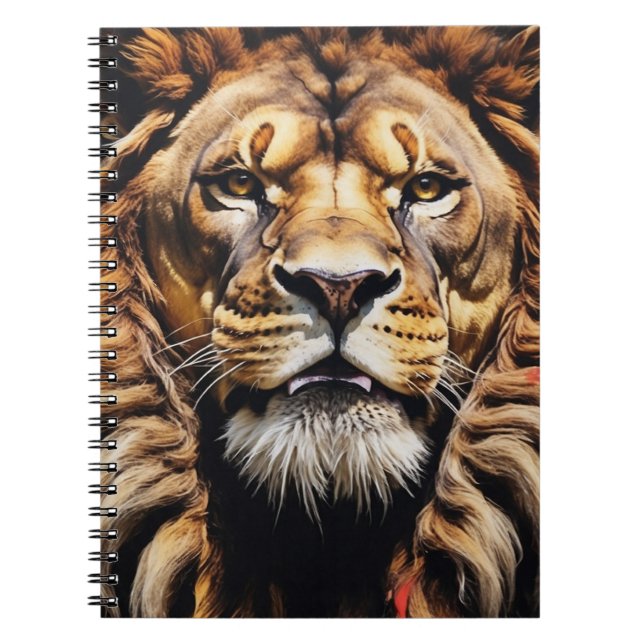 King’s Gaze Lion  Notebook (Front)