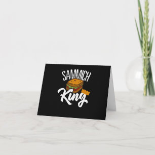 King sandwich food lover cooking gift card