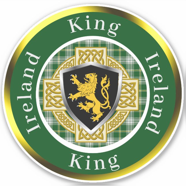 King Shield & Celtic Cross Personalized (Front)