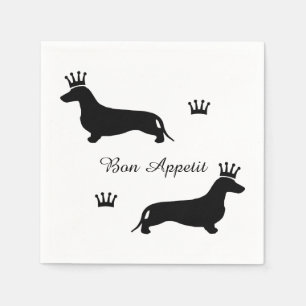 King Short Hair Dachshund - pattern 1 Napkin