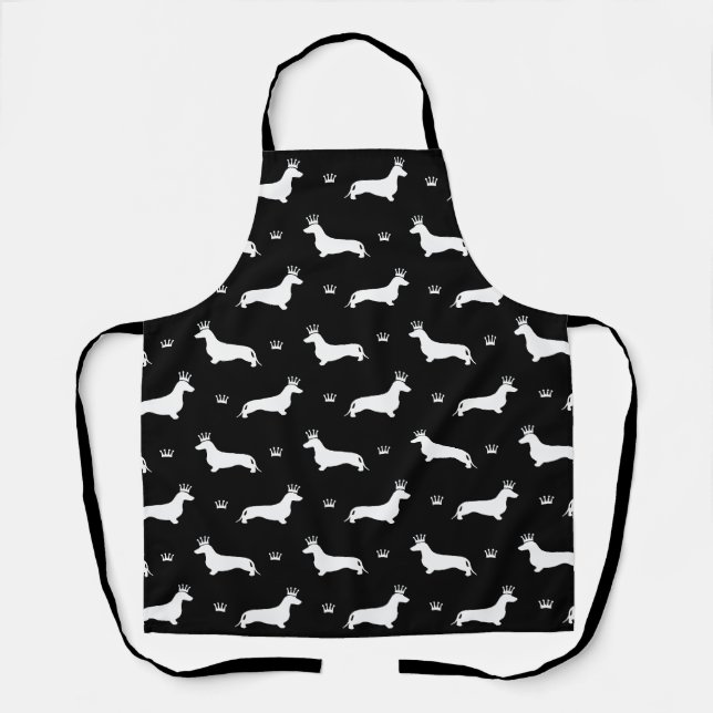 King Short Hair Dachshund - pattern 2 Apron (Front)