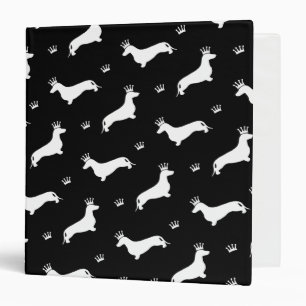 King Short Hair Dachshund - pattern 2 Binder