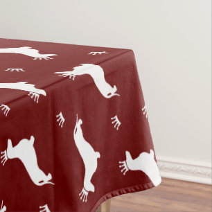 King Short Hair Dachshund - pattern 2 Tablecloth