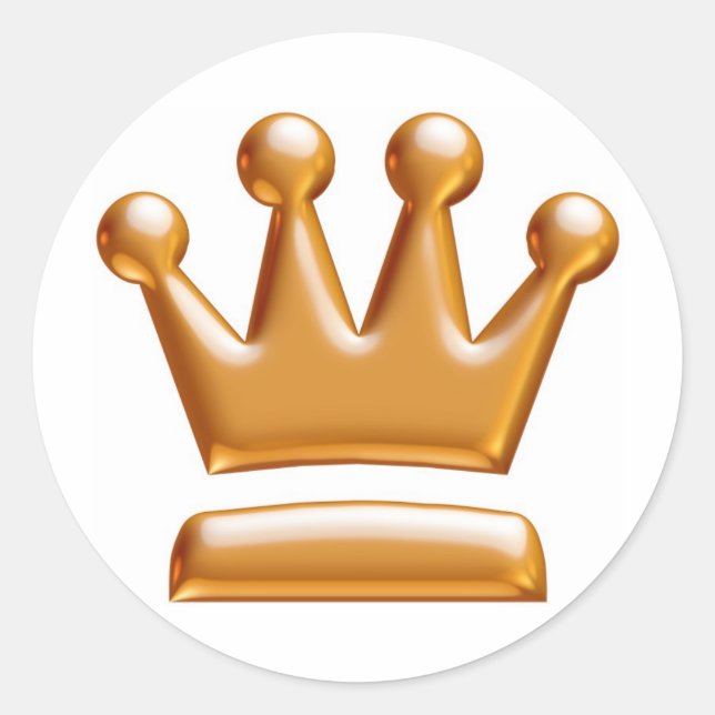 King Size Stickers..! Classic Round Sticker (Front)