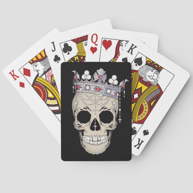 King Skull Playing Cards (Back)