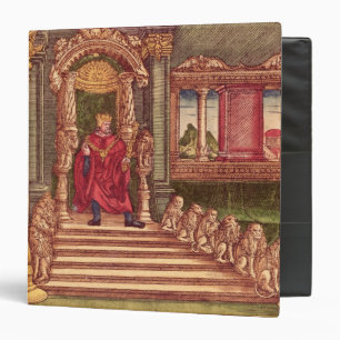King Solomon on his throne, 1st Edition Binder