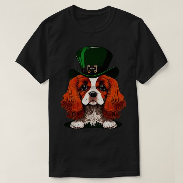 King Spaniel St Patricks Day 2 T-Shirt (Design Front)
