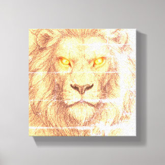 King Sparkle eyes Canvas Print