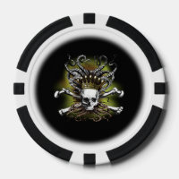 King Squid Skull Poker Chips