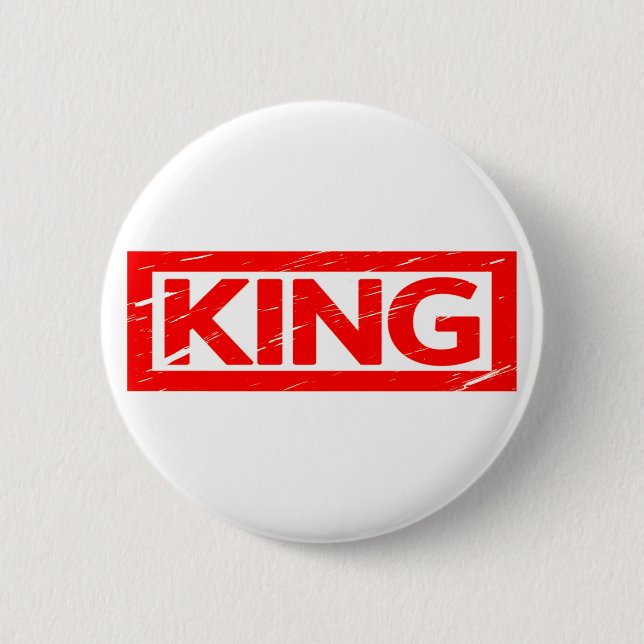King Stamp 2 Inch Round Button (Front)