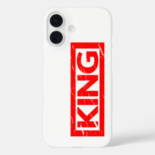 King Stamp iPhone 16 Case