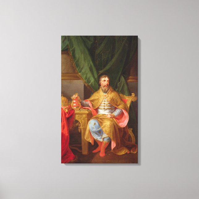 King Stephen Canvas Print (Front)