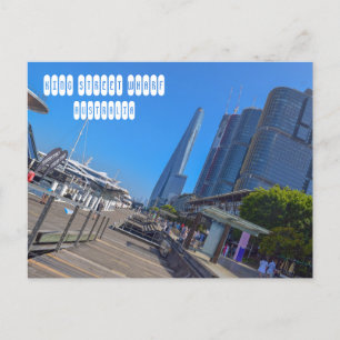 King Street Wharf  in Sydney Australia Postcard