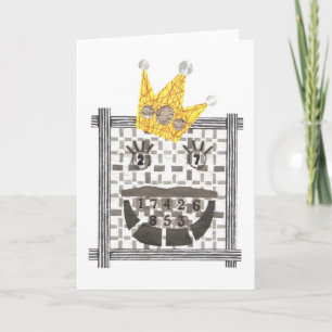 King Sudoku Greeting Card