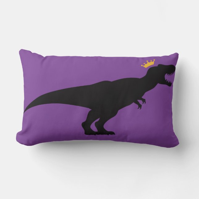 King T-Rex Lumbar Pillow (Front)