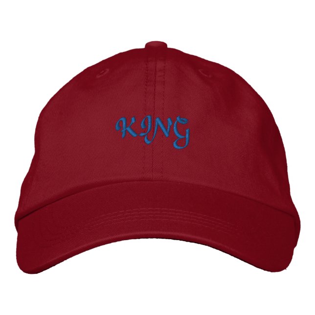 KING Text créez votre propre Casquette de texte El (Devant)