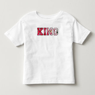 King text graffiti style lettering toddler t-shirt