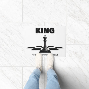 King The Most Important Piece Doormat