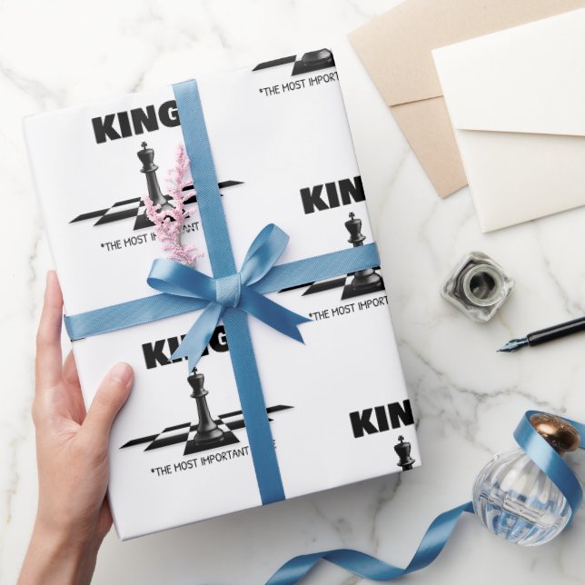 King The Most Important Piece  Wrapping Paper (Gifting)
