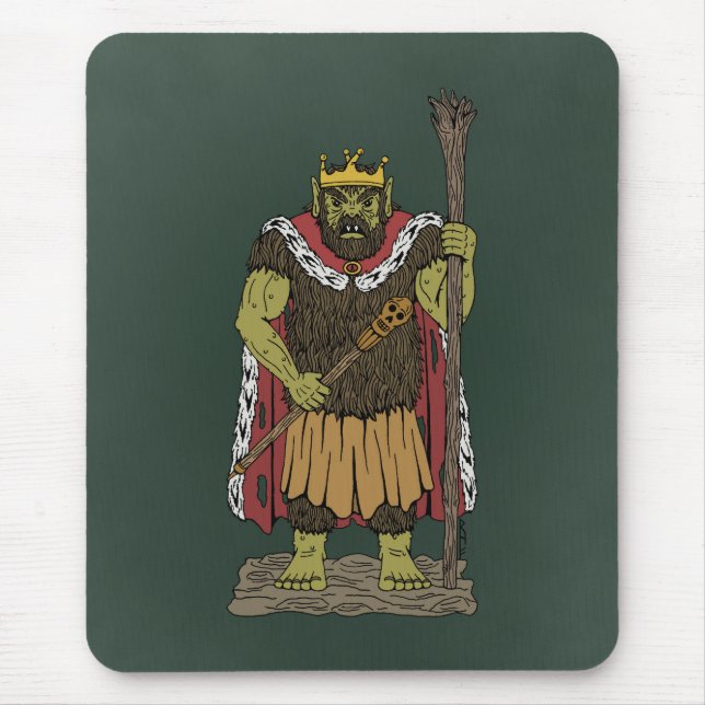 King Troll Mouse Pad (Front)