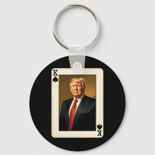 King Trump Card - Unique Donald Trump Presidential Keychain