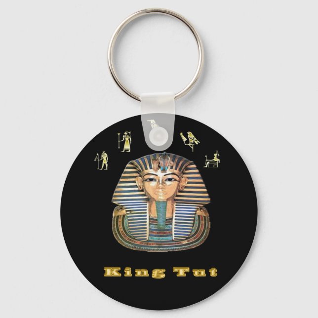King Tut and Egypt Keychain (Front)