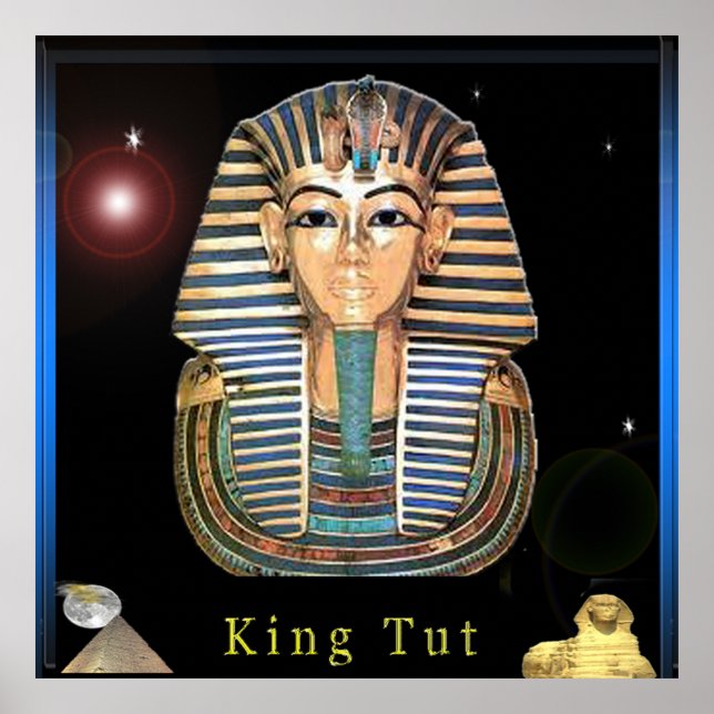 King Tut and Egypt Poster (Front)