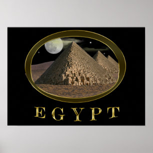 King Tut and Egypt Poster