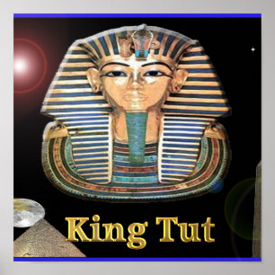 King Tut and Egypt Poster