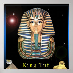 King Tut and Egypt Poster