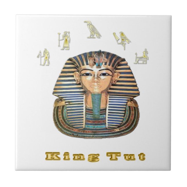 King Tut and Egypt Tile (Front)