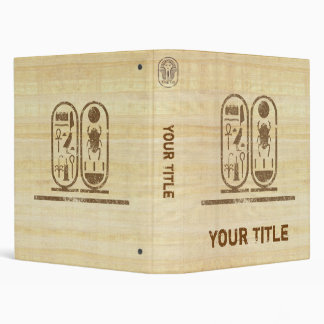 King Tut Cartouche Binder