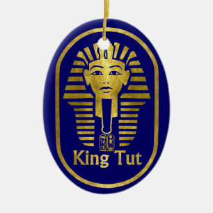 King Tut Ceramic Ornament