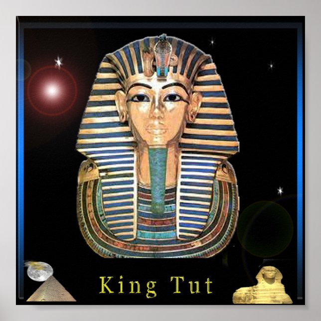 King tut digital art poster (Front)
