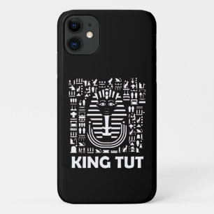 King tut pharaoh egyptian Hieroglyphic Alphabet iPhone 11 Case