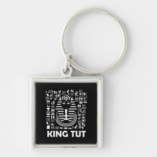 King tut pharaoh egyptian Hieroglyphic Alphabet Keychain