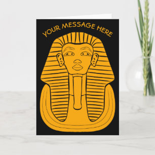 King Tut Tutankhamen Ancient Egyptian Graphic T Sh Card