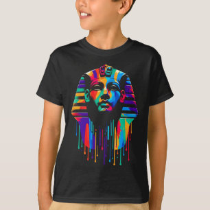 King Tut. Tutankhamun Minimalist Vibrant Style Chr T-Shirt